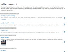 Tablet Screenshot of iloveindiascorner.blogspot.com