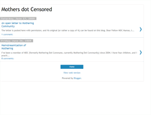 Tablet Screenshot of motheringdotcommune.blogspot.com