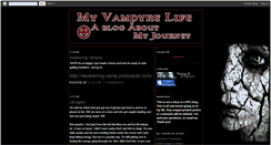 Desktop Screenshot of myvampyrelife.blogspot.com