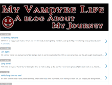 Tablet Screenshot of myvampyrelife.blogspot.com