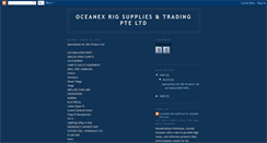 Desktop Screenshot of oceanexrigsupplies.blogspot.com