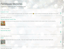 Tablet Screenshot of farmhousememoriesblog.blogspot.com