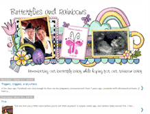 Tablet Screenshot of butterflies-and-rainbows.blogspot.com