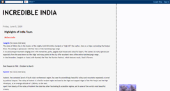 Desktop Screenshot of incredibleindiantours.blogspot.com