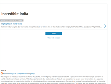 Tablet Screenshot of incredibleindiantours.blogspot.com