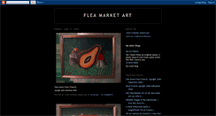 Desktop Screenshot of fleamarketart.blogspot.com