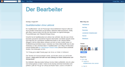 Desktop Screenshot of bearbeiter.blogspot.com