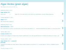 Tablet Screenshot of algasverdes.blogspot.com
