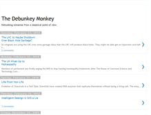 Tablet Screenshot of debunkeymonkey.blogspot.com