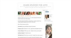 Desktop Screenshot of learn-spanish-love.blogspot.com