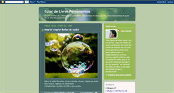 Desktop Screenshot of colardelivrespensamentos.blogspot.com