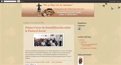 Desktop Screenshot of pastoralsocial2010.blogspot.com