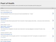 Tablet Screenshot of pearlofhealth.blogspot.com
