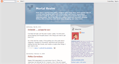 Desktop Screenshot of mortalrealm.blogspot.com