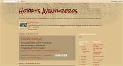 Desktop Screenshot of hobbitsaventureros.blogspot.com