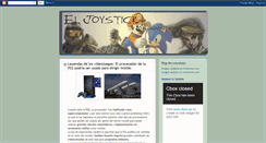 Desktop Screenshot of eljoystick10.blogspot.com
