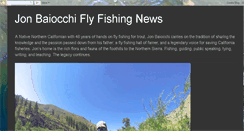 Desktop Screenshot of jonbaiocchiflyfishingnews.blogspot.com