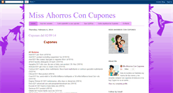 Desktop Screenshot of missahorrosconcupones.blogspot.com