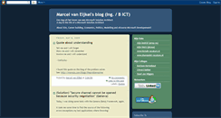 Desktop Screenshot of marcelvaneijkel.blogspot.com