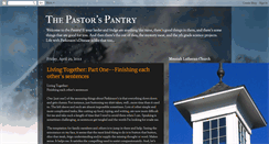 Desktop Screenshot of pastorspantry.blogspot.com