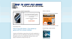 Desktop Screenshot of how-to-copy-ps3-games-guide.blogspot.com