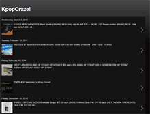 Tablet Screenshot of koreanpopcraze.blogspot.com