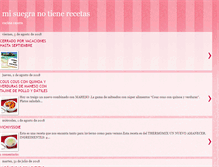 Tablet Screenshot of misuegranotienerecetas.blogspot.com