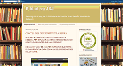 Desktop Screenshot of jrjsabadellbiblioteca.blogspot.com