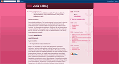 Desktop Screenshot of juliakuebler.blogspot.com