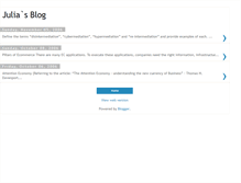 Tablet Screenshot of juliakuebler.blogspot.com