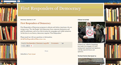 Desktop Screenshot of firstrespondersofdemocracy.blogspot.com