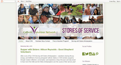 Desktop Screenshot of catholicvolunteernetwork.blogspot.com