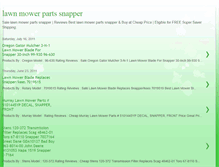 Tablet Screenshot of lawnmowerpartssnapper.blogspot.com