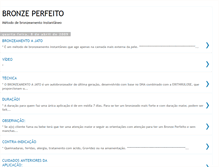 Tablet Screenshot of bronzeperfeito.blogspot.com