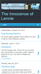 Mobile Screenshot of lennieisinnocent.blogspot.com