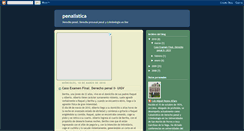 Desktop Screenshot of penalistica.blogspot.com