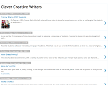 Tablet Screenshot of clevercreativewriters.blogspot.com