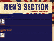 Tablet Screenshot of menssection.blogspot.com