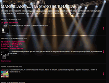 Tablet Screenshot of cuenteromanoblanca.blogspot.com