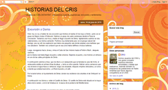 Desktop Screenshot of historiasdelcris.blogspot.com