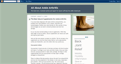 Desktop Screenshot of ankle-arthritis.blogspot.com