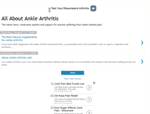 Tablet Screenshot of ankle-arthritis.blogspot.com