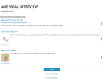 Tablet Screenshot of ame-vidal-interview.blogspot.com
