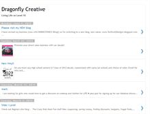 Tablet Screenshot of dragonflycreative.blogspot.com