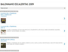 Tablet Screenshot of escaleritas2009.blogspot.com