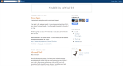 Desktop Screenshot of narniaawaits.blogspot.com