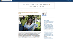 Desktop Screenshot of denunciascontrasergiocabral.blogspot.com