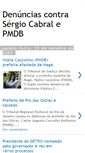Mobile Screenshot of denunciascontrasergiocabral.blogspot.com