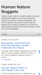 Mobile Screenshot of humannaturenuggets.blogspot.com