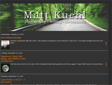Tablet Screenshot of mattkuehl.blogspot.com